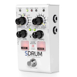 Digitech SDRUM - Boîte à rythmes pour guitariste/bassiste - Blanche