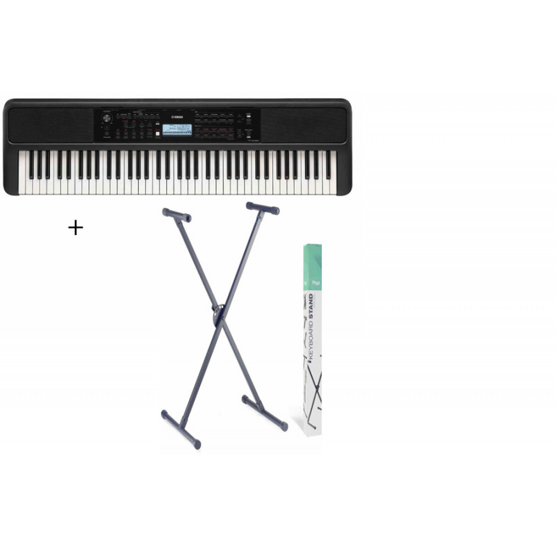 Pack Yamaha PSR-EW320 - Clavier arrangeur 76 touches + stand en X