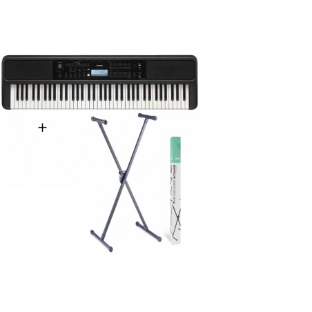 Pack Yamaha PSR-EW320 - Clavier arrangeur 76 touches + stand en X