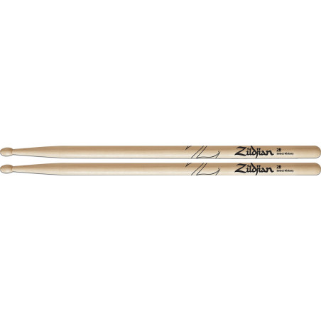 Zildjian Z2B - Paire de baguettes 2B - Olive bois