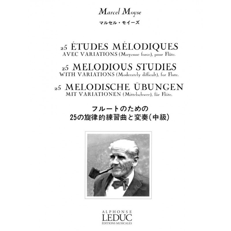 25 Melodiques avec Variations - Marcel Moyse