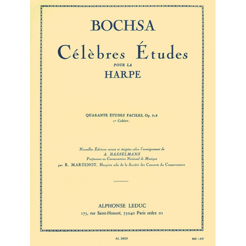 40 Etudes Faciles Op. 318 Vol.1 - Robert Nicholas Charles Bochsa