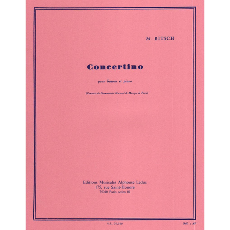 Concertino - Marcel Bitsch