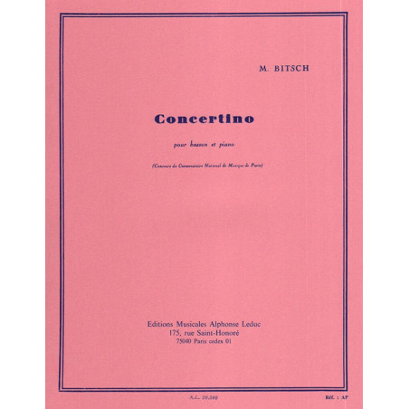 Concertino - Marcel Bitsch