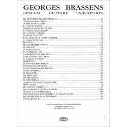 Georges Brassens Spécial Guitare Tablatures - Georges Brassens