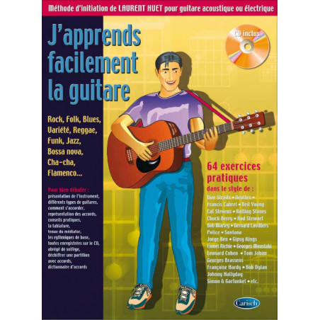 J'apprends facilement la guitare - Laurent Huet