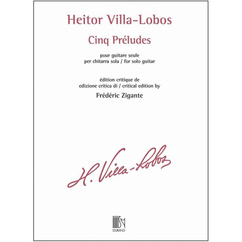 5 Préludes  - Heitor Villa-Lobos