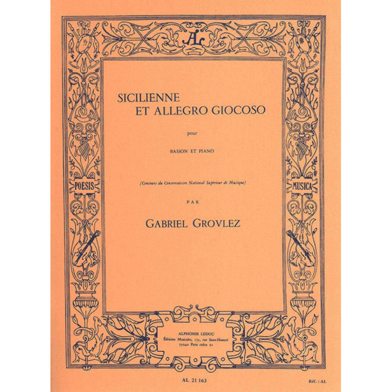 Sicilienne et Allegro Giocoso - Gabriel Grovlez