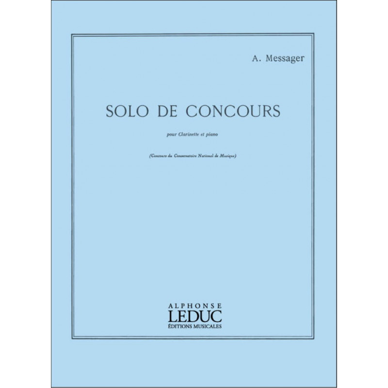 Solo De Concours - André Messager