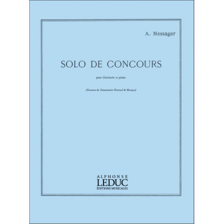 Solo De Concours - André Messager