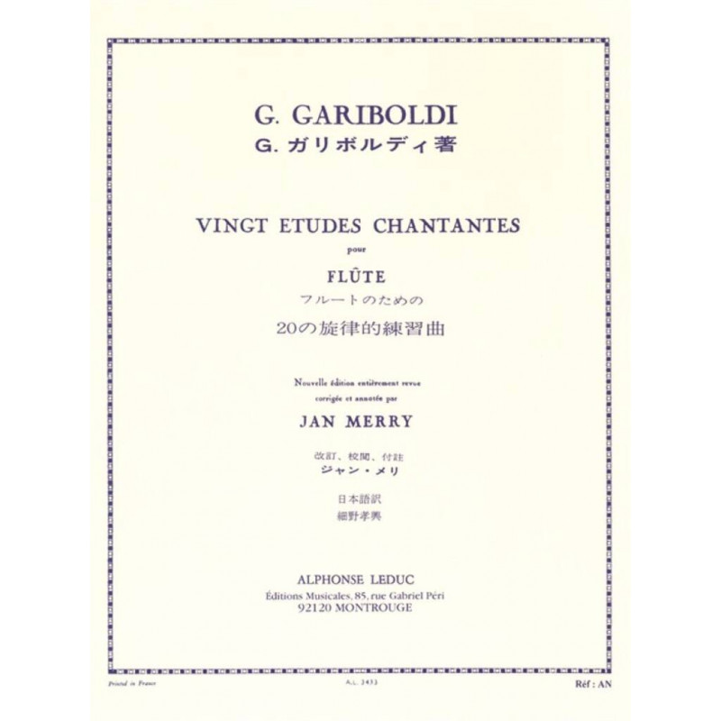 20 Etudes Chantantes Opus 88 - Giuseppe Gariboldi