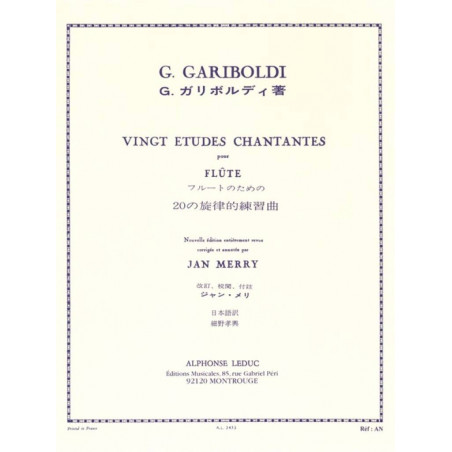 20 Etudes Chantantes Opus 88 - Giuseppe Gariboldi