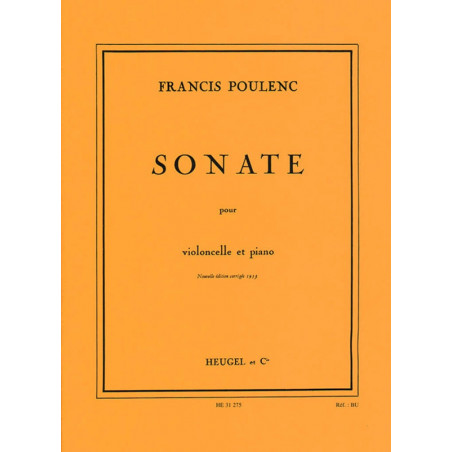 Sonata Opus 143  - Francis Poulenc