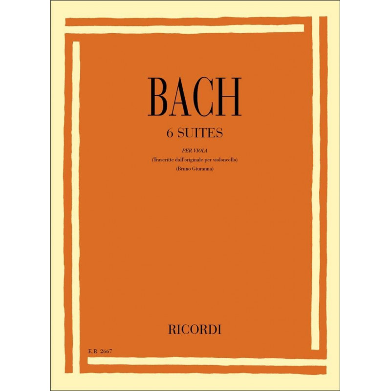 6 Suites per Viola BWV 1007 - 1012 - Johann Sebastian Bach