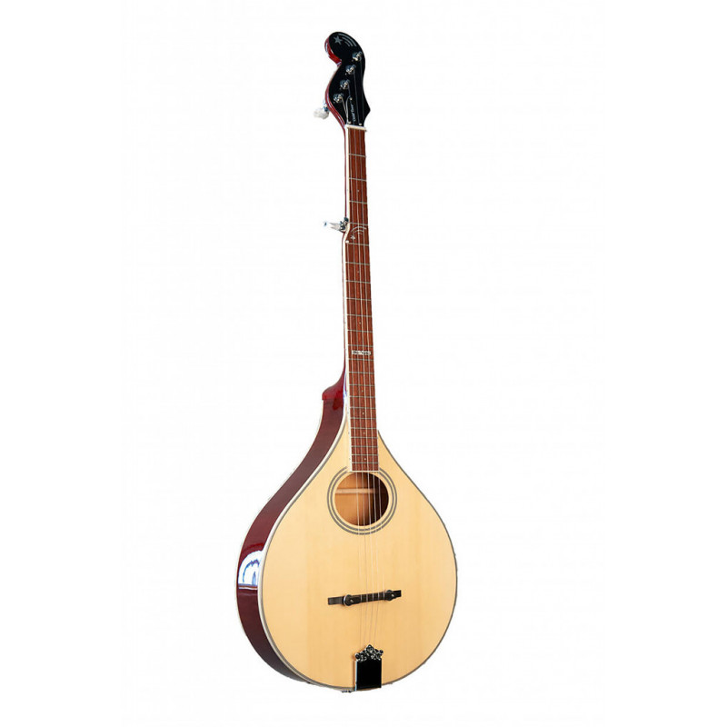 Gold tone BANJOLA+ - Banjola Électro-Acoustique, Manche Banjo 5 Cordes Corps De Mandoline De Type A, Housse