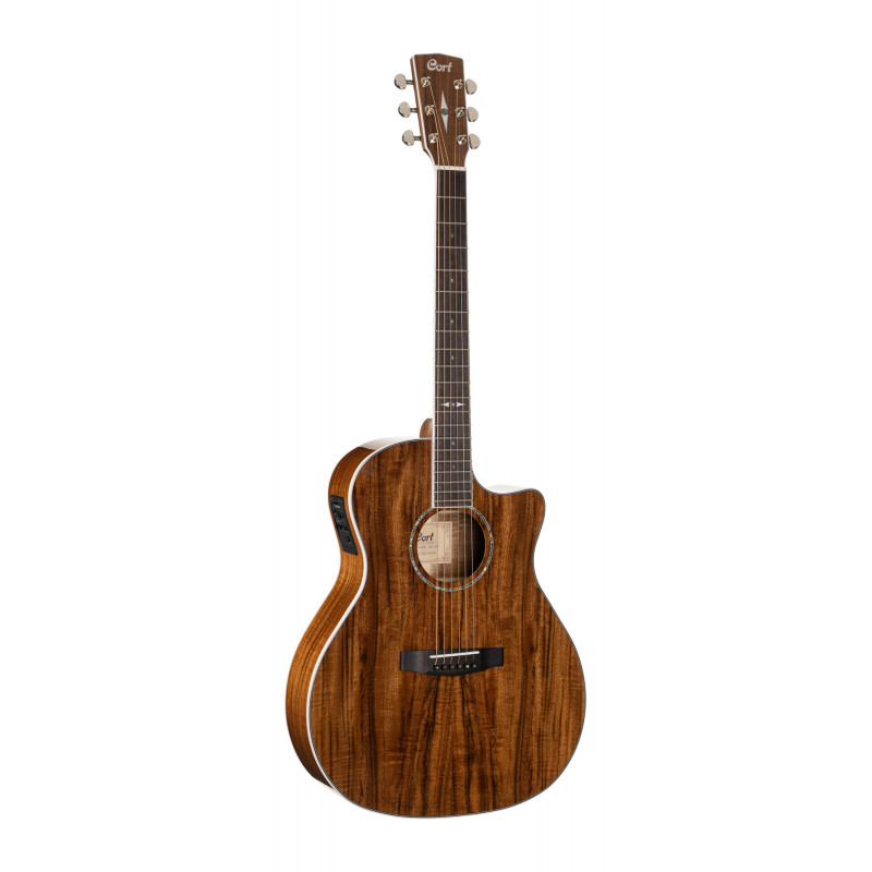 Cort GA5F-KOA - Guitare électro-acoustique - Koa Naturel Brillant