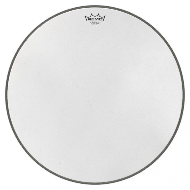 Remo P3-1824-WS - Peau 24" Powerstroke 3 White Suede