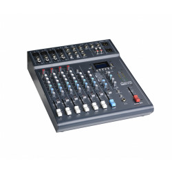 Studiomaster CLUB XS8+ - Table de mixage compacte Club XS 8+, 6 canaux, 8 entrées + jack