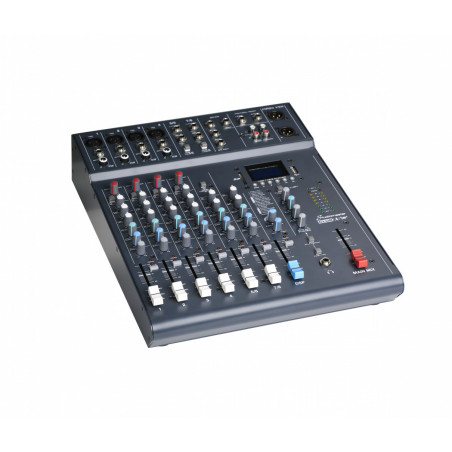 Studiomaster CLUB XS8+ - Table de mixage compacte Club XS 8+, 6 canaux, 8 entrées + jack