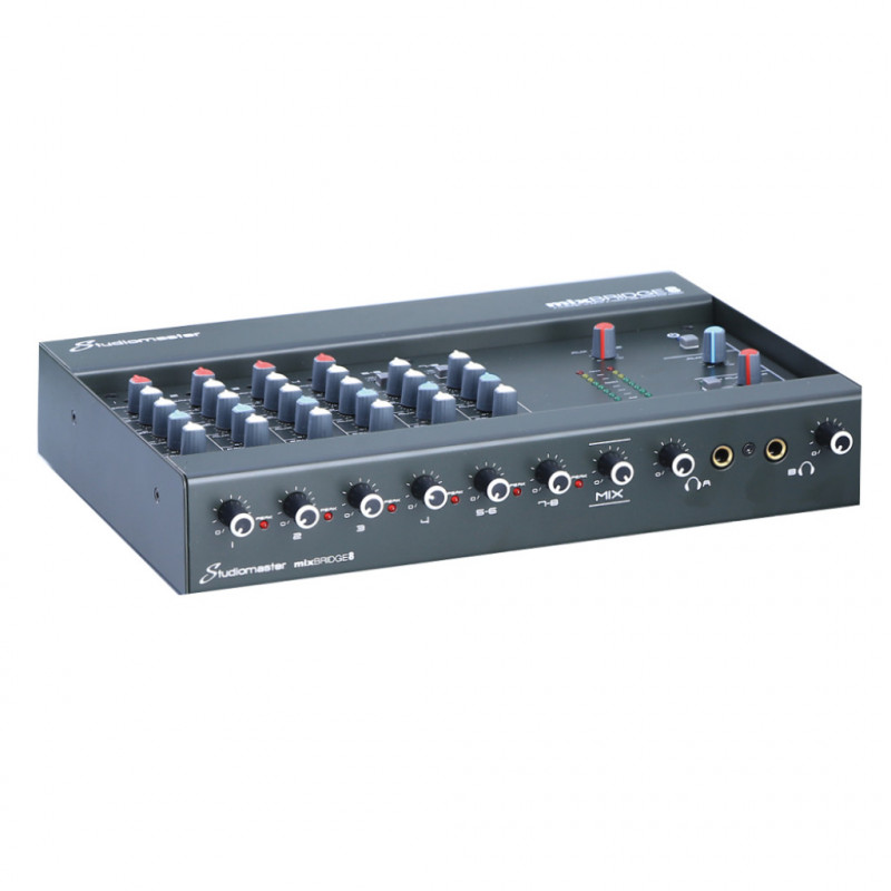 Studiomaster MIXBRIDGE8 - Table de mixage et interface audio 6 canaux