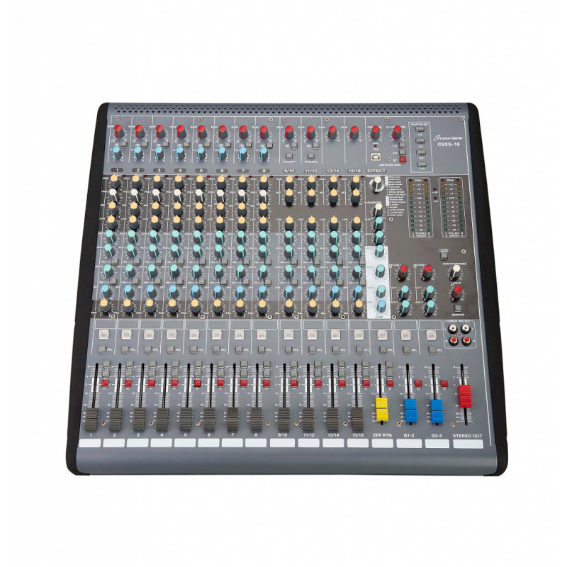 Studiomaster C6XS-16 - Table de mixage live 16 entrées + USB