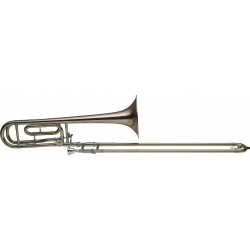 Stagg LV-TB6315 - Trombone à coulisse ténor professionnel en Sib et Fa (+ étui)