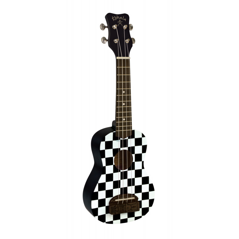 Kohala KT-SCB - Ukulele Soprano Tiki - Damier