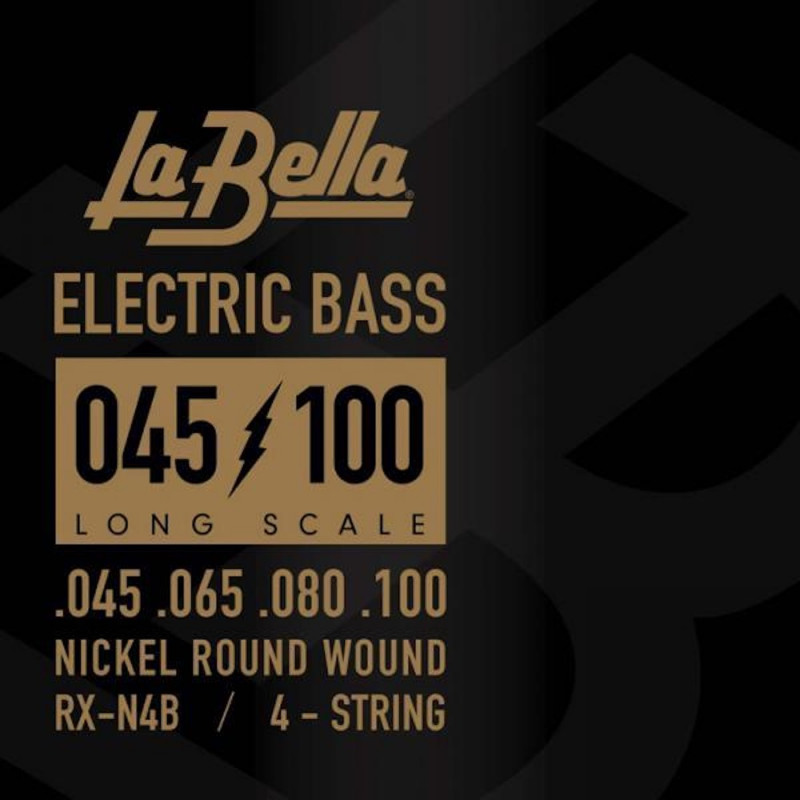 La Bella RX-N4B - Jeu de Cordes Basse La Bella Rx Nickel 45-100