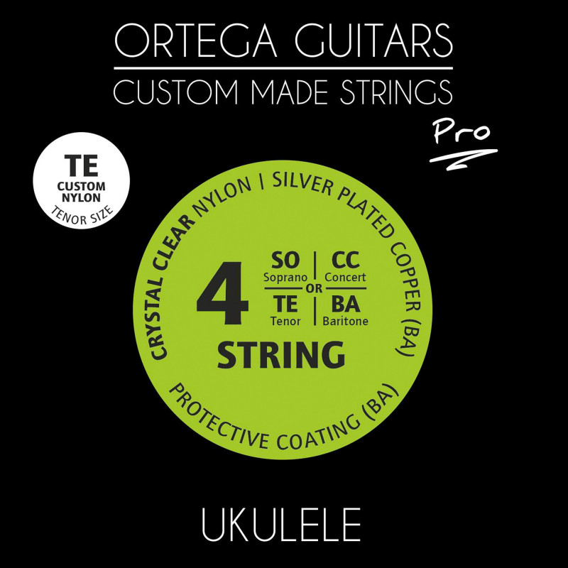 Ortega UKP-TE - Jeu de cordes ukulele Tenor