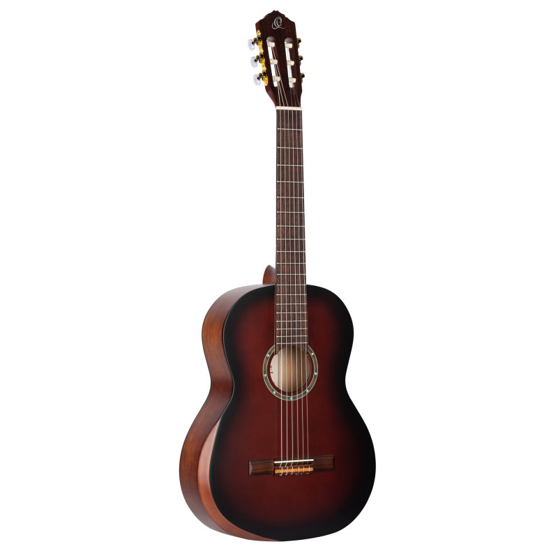 Ortega R55DLX-BFT - Guitare classique 4/4 - Bourbon dégradé satiné