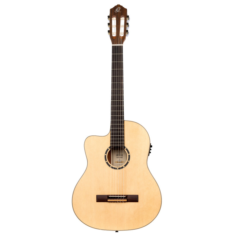 Ortega RCE125SN-L - Guitare électro-classique gaucher 4/4 - Naturel (+ housse)