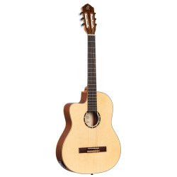 Ortega RCE125SN-L - Guitare électro-classique gaucher 4/4 - Naturel (+ housse)