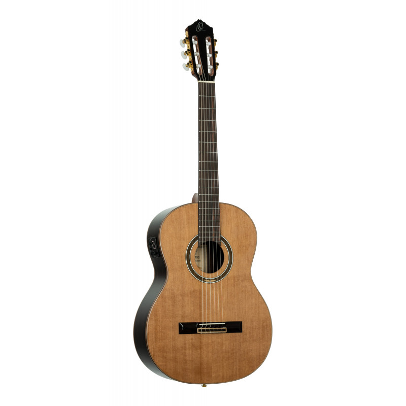 Ortega RE159RWSN - Guitare électro-classique - Naturel brillant (+ housse)