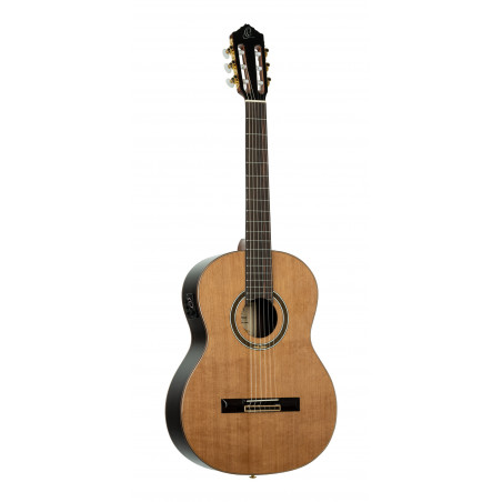 Ortega RE159RWSN - Guitare électro-classique - Naturel brillant (+ housse)