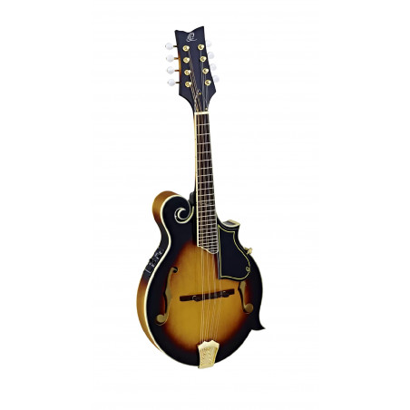 Ortega RMFE90TS - Mandoline électro-acoustique type F - Tobacco sunburst (+ housse)