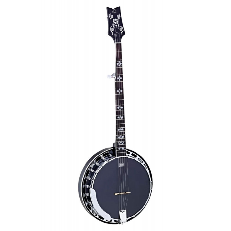 Ortega OBJ450-SBK - Banjo 5 cordes - Noir satiné (+ housse)