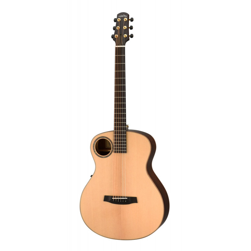 Walden WAB103EH - Guitare électro-acoustique barytone - Naturel satiné (+ étui)