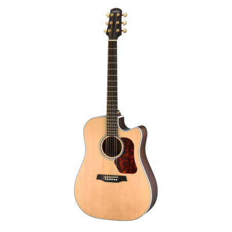 Walden D603CEW - Guitare électro-acoustique Dreadnought - Naturel satiné (+ housse)