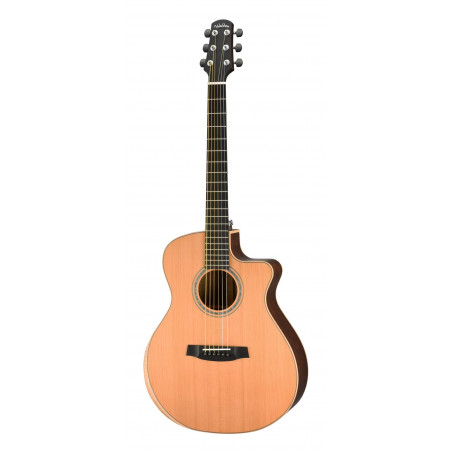 Walden G3033RCEH - Guitare électro-acoustique Grand Auditorium - Naturel satiné (+ étui)