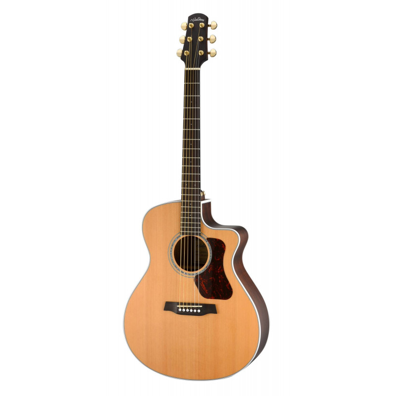 Walden G633CEW - Guitare électro-acoustique Grand Auditorium - Naturel satiné (+ housse)