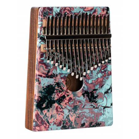 Meinl KA17CR - Kalimba 17 notes avec rosace - Coral reef (+ étui)