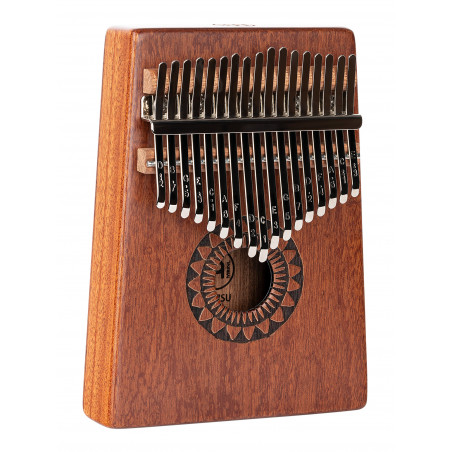 Meinl KA17SU - Kalimba 17 notes avec rosace - Gravure soleil (+ étui)