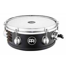 Meinl MPJS - Caisse claire compacte 10" avec cymbalettes - Noir mat