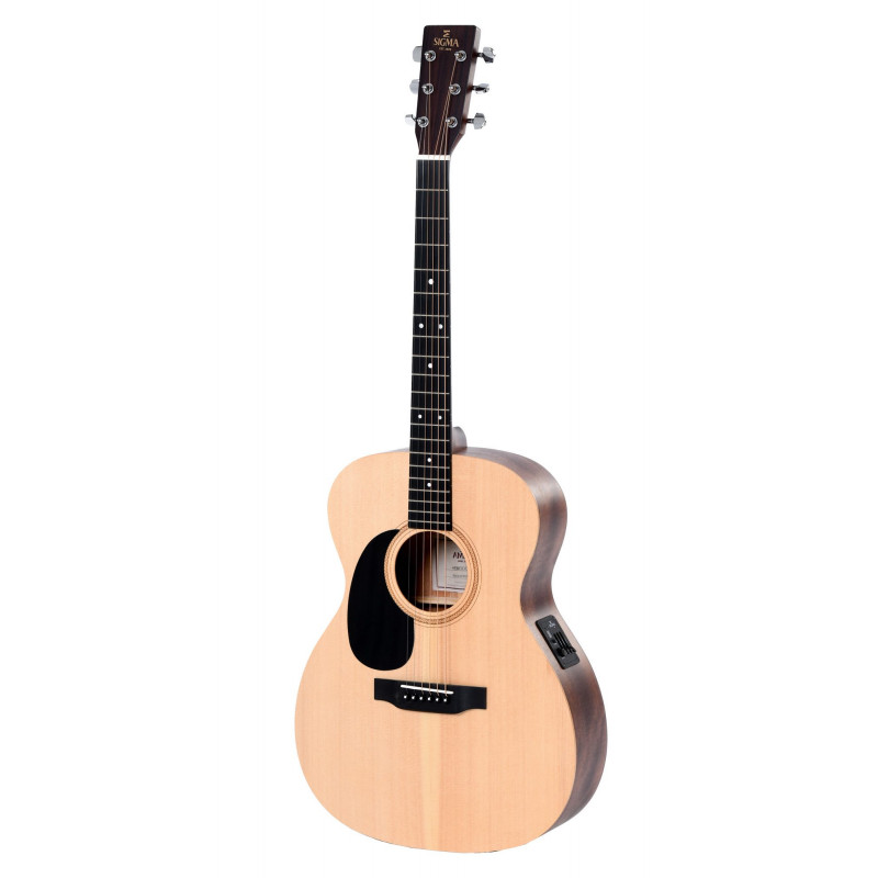 Sigma 000MEL - Guitare électro-acoustique gaucher forme 000 - Naturel satiné