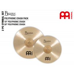 Meinl BMAT3 - Pack 2 cymbales Crash Byzance Polyphonic 18''/20''