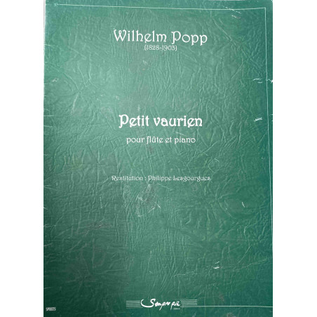 Petit vaurien pour flûte et piano - Wilhem Popp - occasion