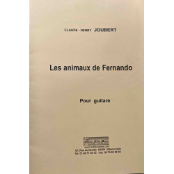 Les animaux de fernando pour guitare - Joubert - occasion