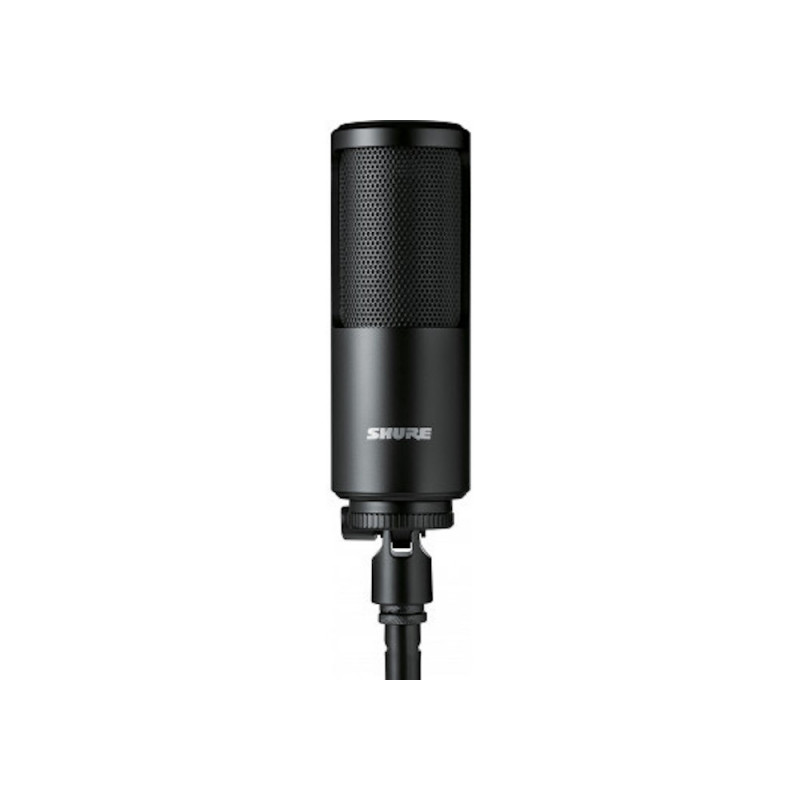 Shure SM4-K - Micro podcast + avec pince articulée et housse