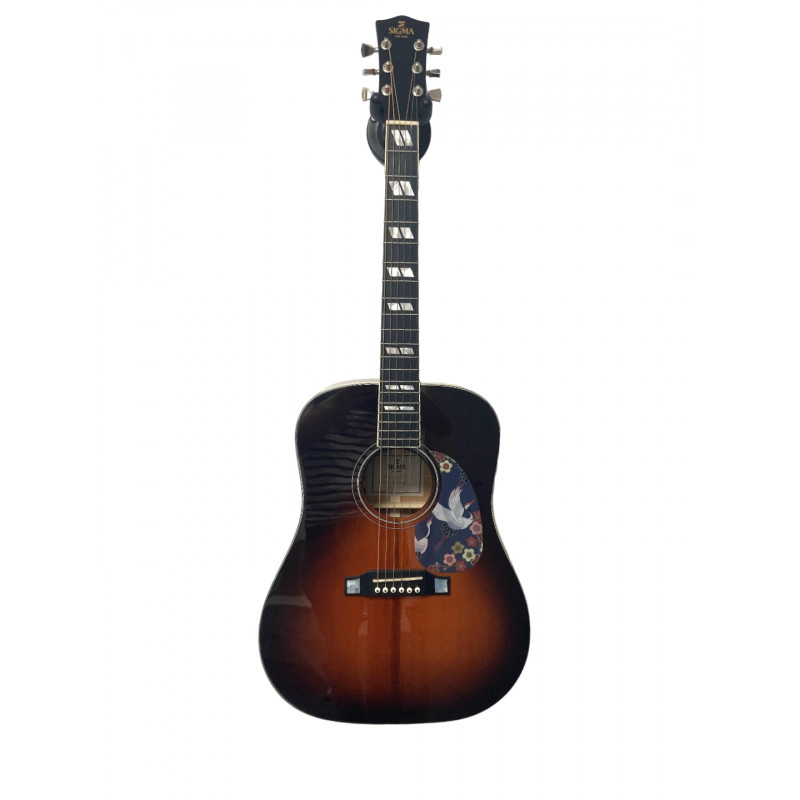 Sigma DA-SG7 (customisée) - Guitare acoustique - Sunburst brillant (+ soft case) - occasion