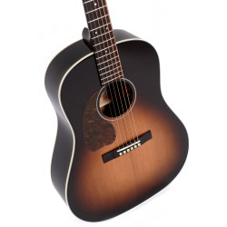 Sigma JM-SG45L - Guitare électro-acoustique gaucher - Sunburst brillant (+ soft case)